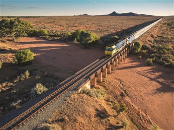 The Mighty Nullarbor Indian Pacific  Perth-Sydney